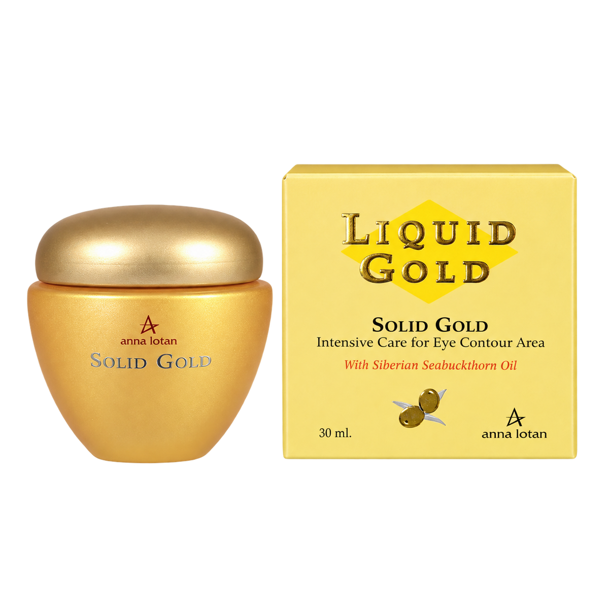 Anna Lotan Liquid Gold Solid Gold Intensive Care for Eye Contour Area, 30 ml.